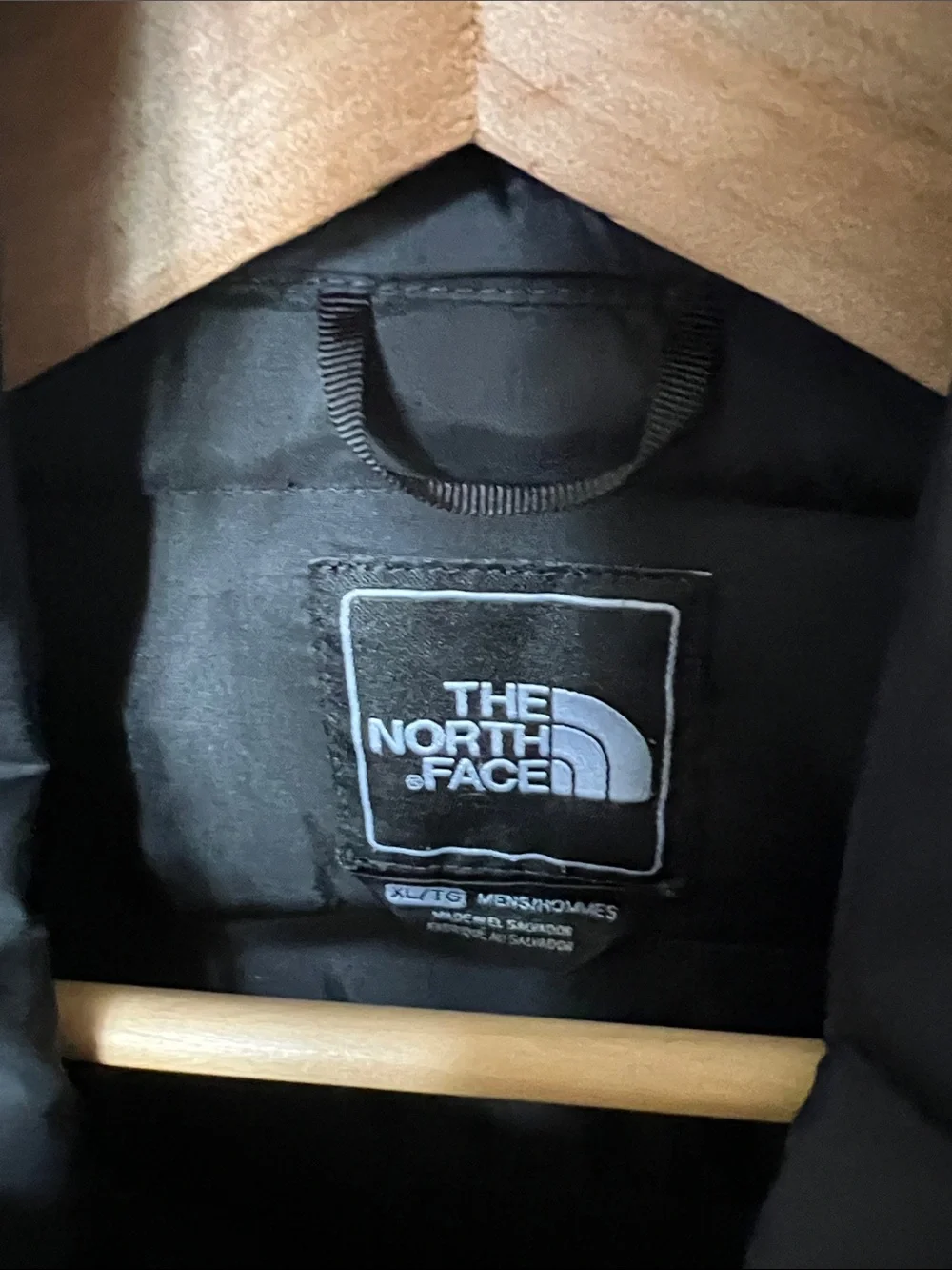 The North Face Men Denali 550 Down Hybrid Jacket Black Recycled Puff Fleece XL